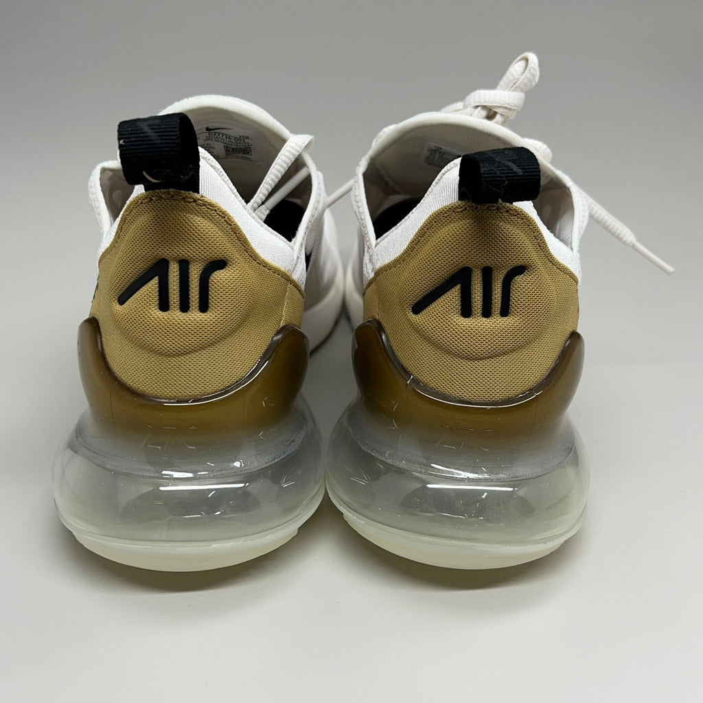 NIKE W Air Max 270 Mesh Sneakers Women's Sz 8 White Gold DZ77736 001 New Other