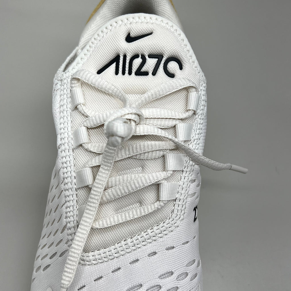 NIKE W Air Max 270 Mesh Sneakers Women's Sz 8 White Gold DZ77736 001 New Other