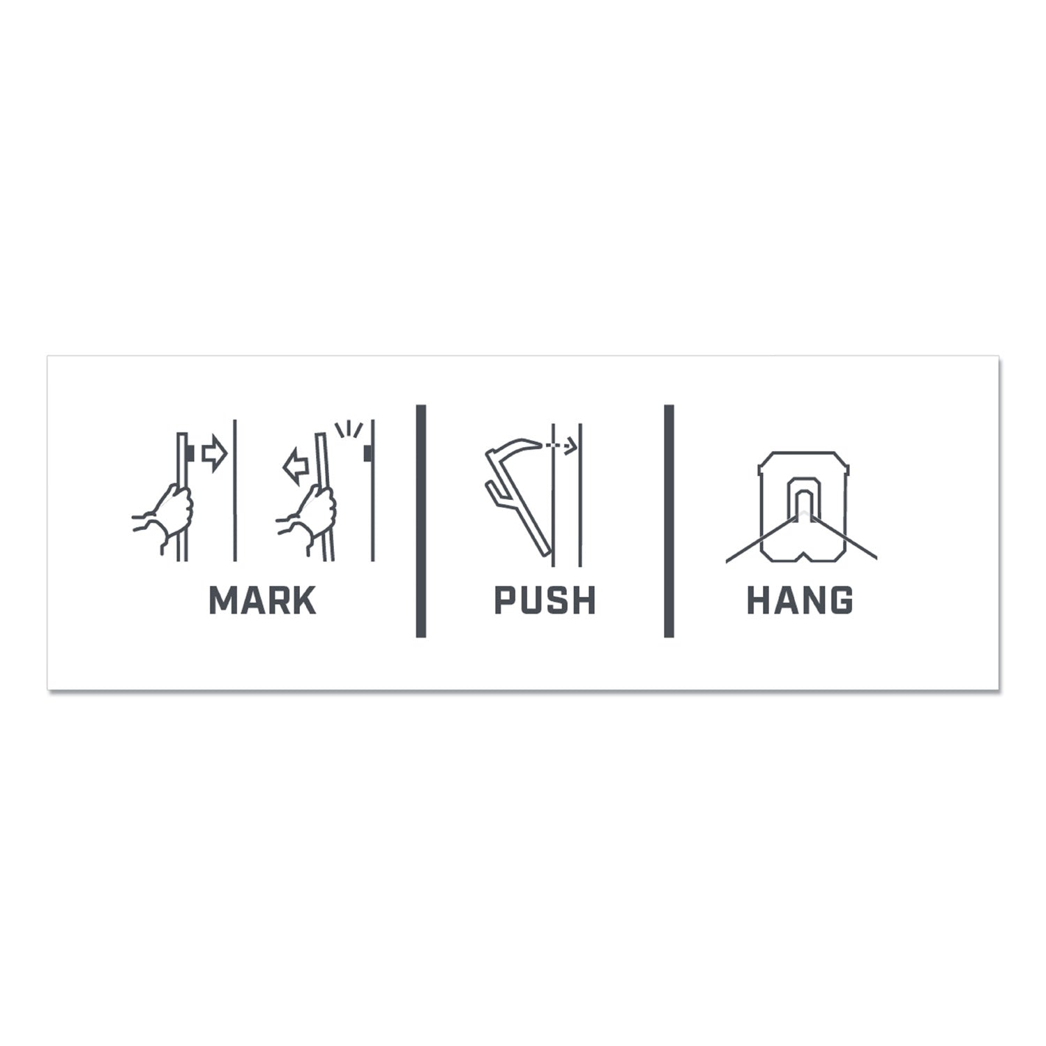 3M Claw Drywall Picture Hanger, Holds 45 lbs, 3 Hooks and 3 Spot Markers, Stainless Steel