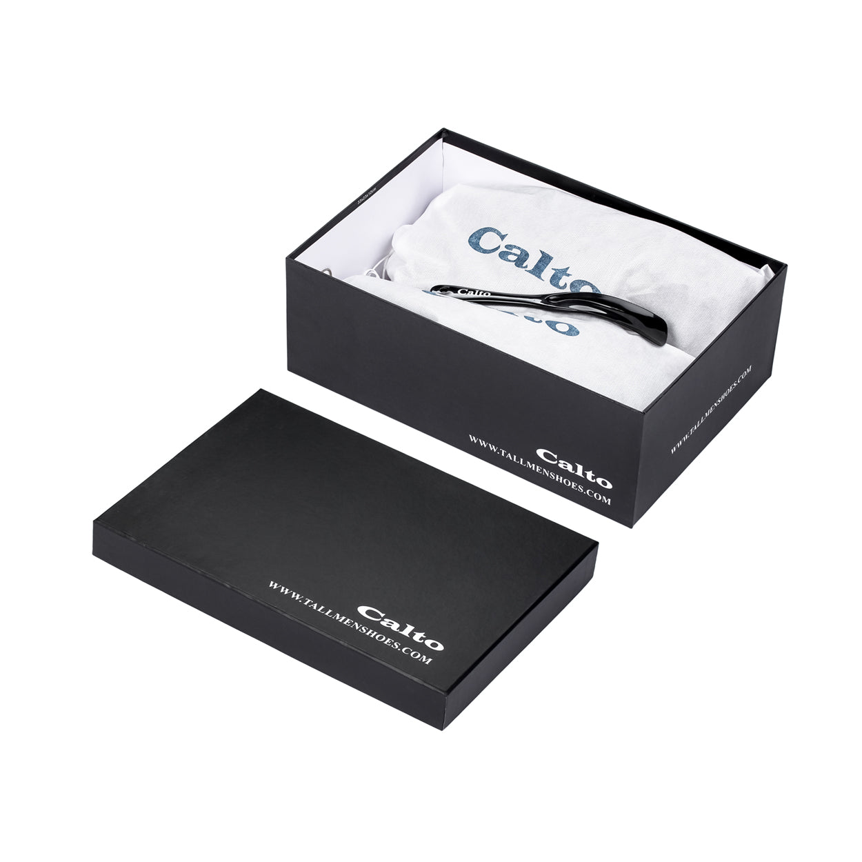 CALTO - QA063 - 2.4 Inches Taller (Navy/White Sole) - Lightweight Knitted Sneakers