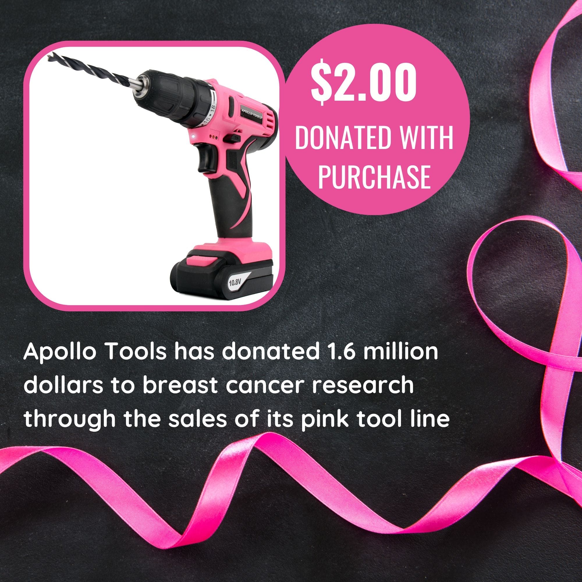 10.8 Volt Lithium-Ion Cordless Drill with 30 Piece Accessory Set PINK - DT4937P