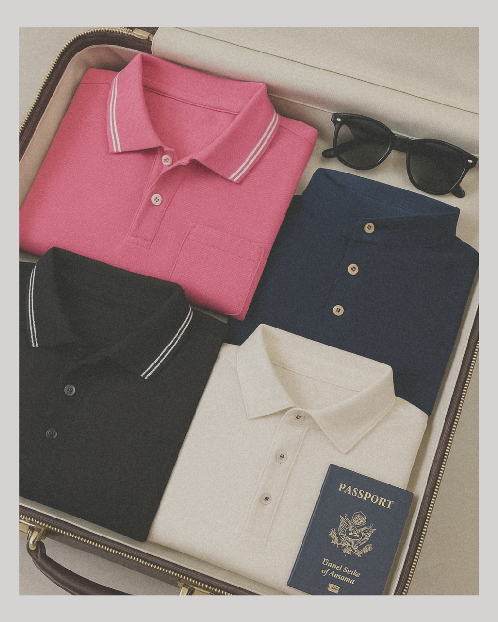 Pocket Polo Shirt - Navy