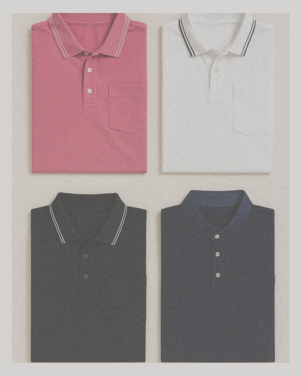 Pocket Polo Shirt - Navy