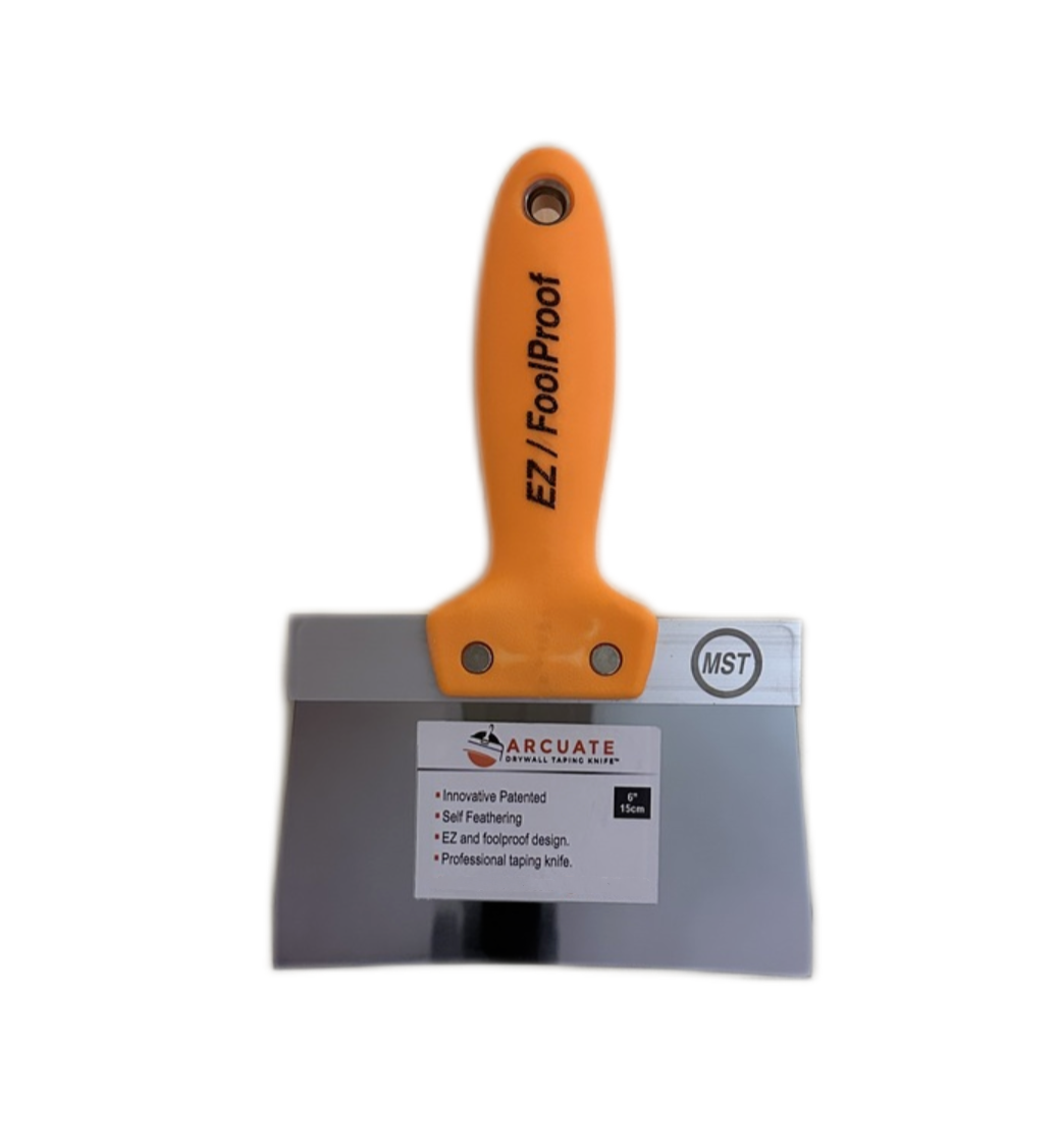 Arcuate 6" Stainless Steel Taping Knife