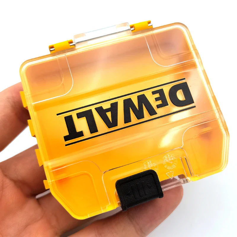 DEWALT Original TSTAK Yellow Tool Accessories Storage Box Drill Bit Support Containment Mini Tough Case