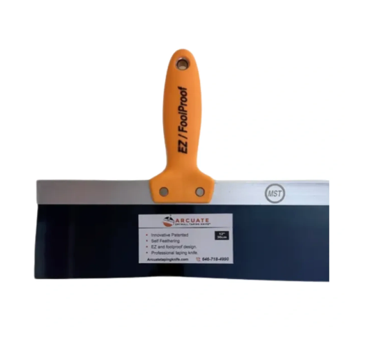 Arcuate 12" Blue Steel Taping Knife
