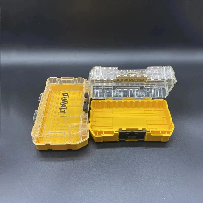DEWALT Original TSTAK Yellow Tool Accessories Storage Box Drill Bit Support Containment Mini Tough Case