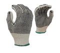 Task Gloves Knit PVC Grip Gloves TSK11201 • 7 Gauge Standard Weight Cotton/Poly, w/ 2-Sided PVC Dots 12 Pack