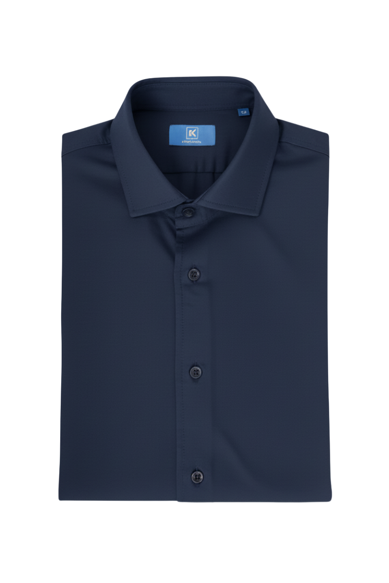 Kired CAPRI Long Sleeve Full Button Polo Shirt