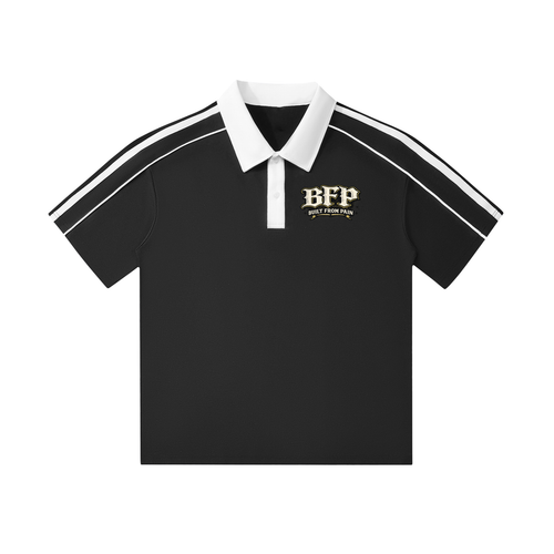 BFP Contrast Collar Short-Sleeve Polo Shirt
