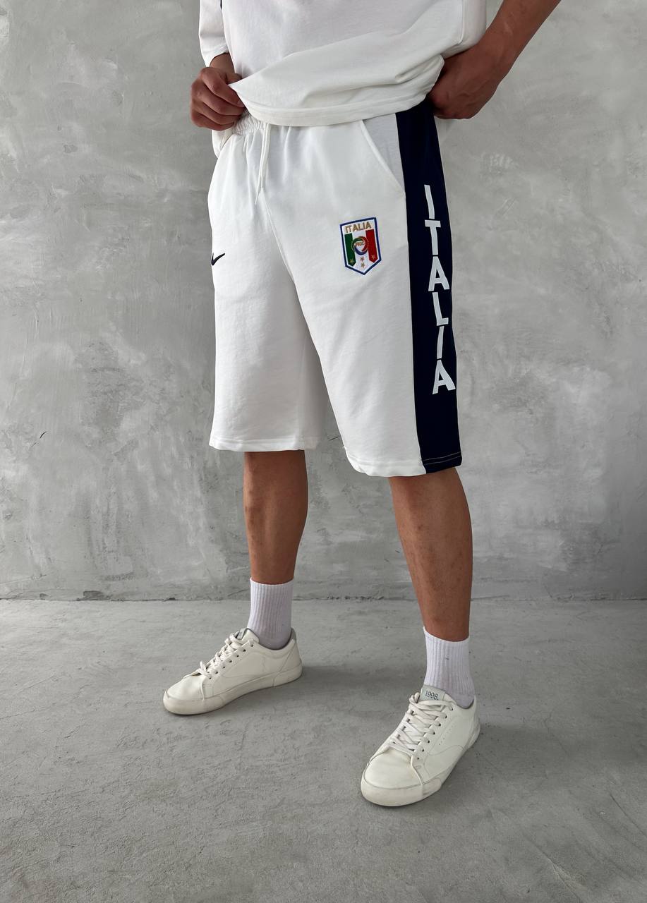 Italia Inspired Men's Polo & Shorts Set – Athletic Heritage with Bold National Style