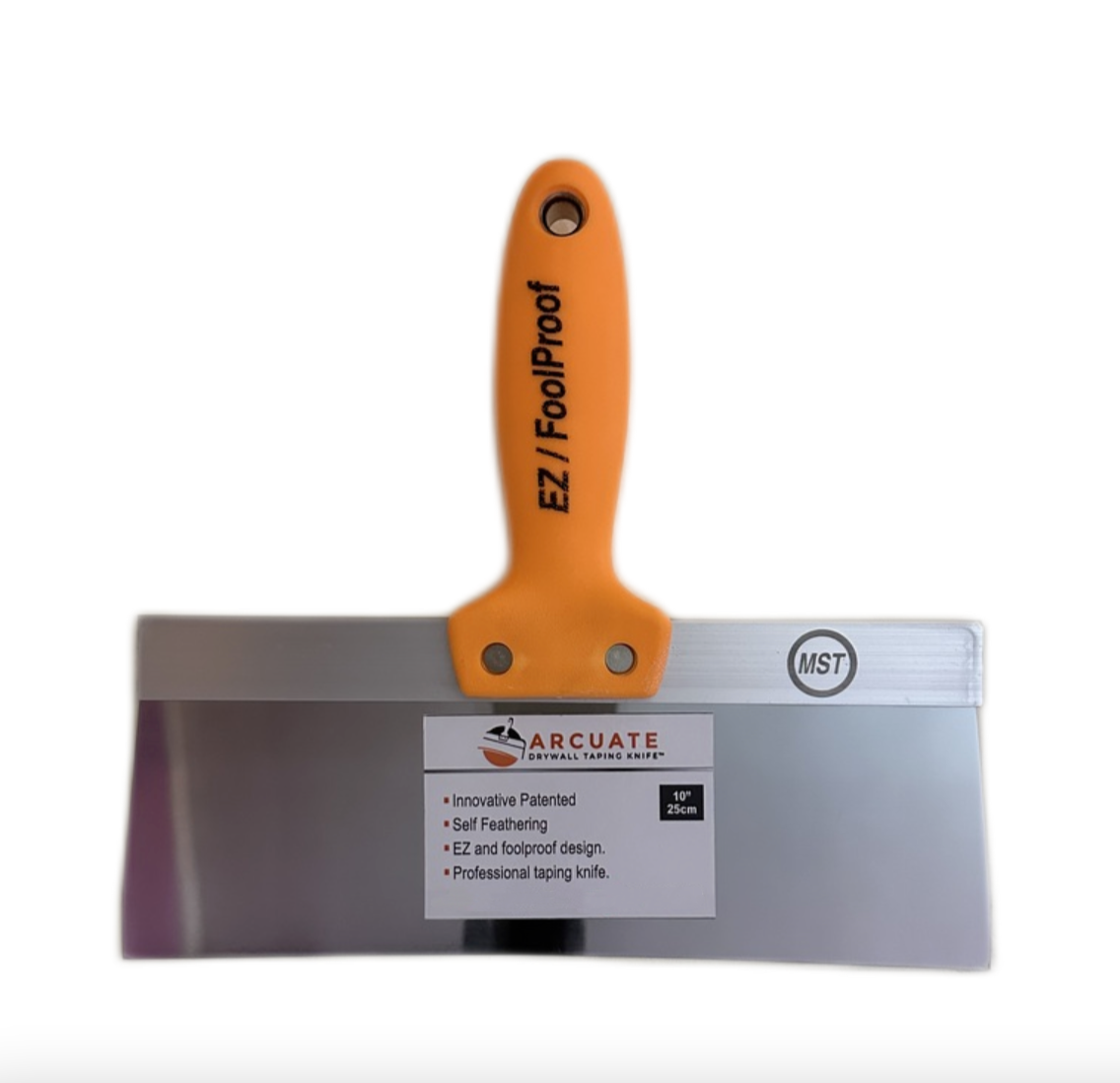 Arcuate 10" Stainless Steel Taping Knife